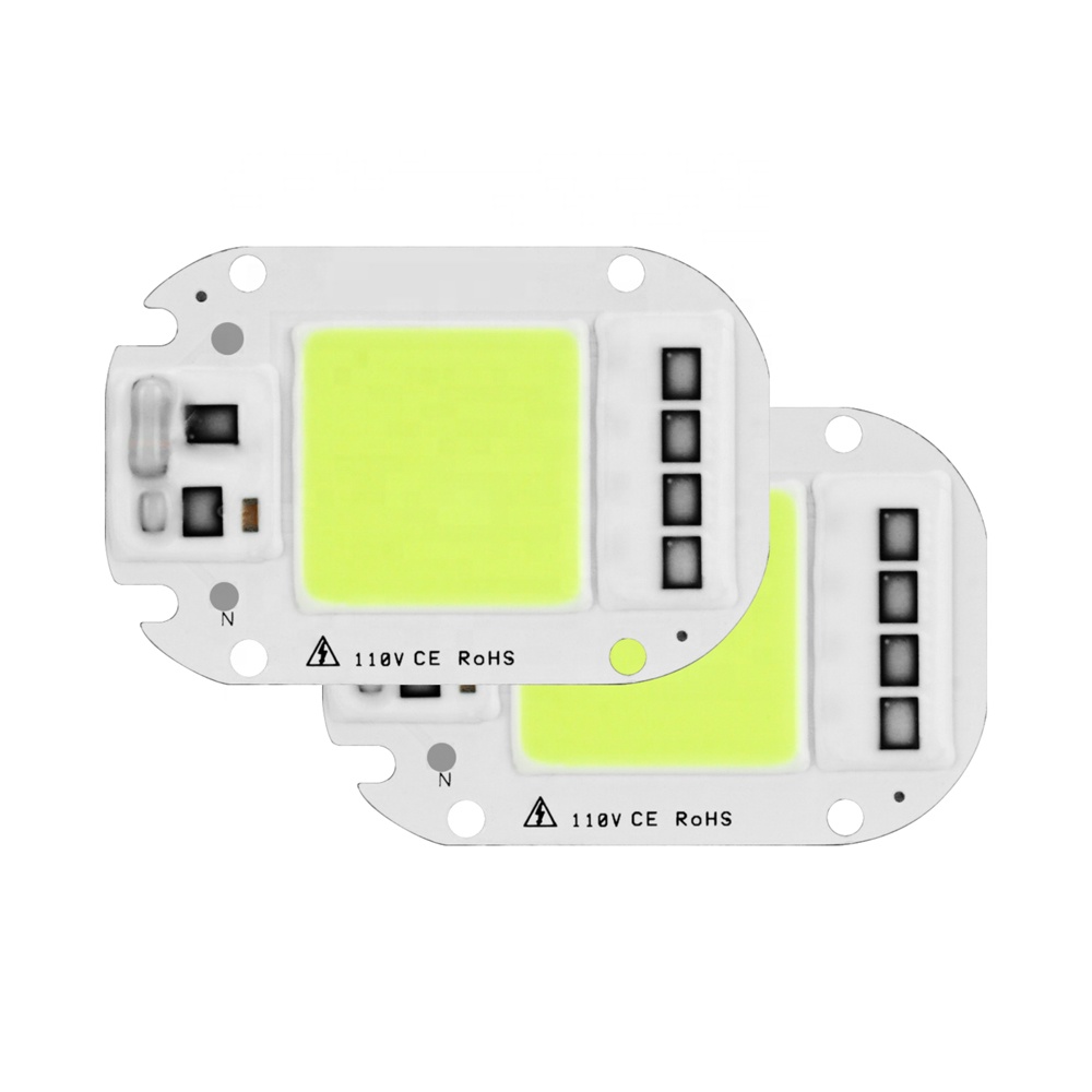 High Power Green Lamp Light 110V 220V 20W 30W 50W Smart IC LED COB Beads Chip