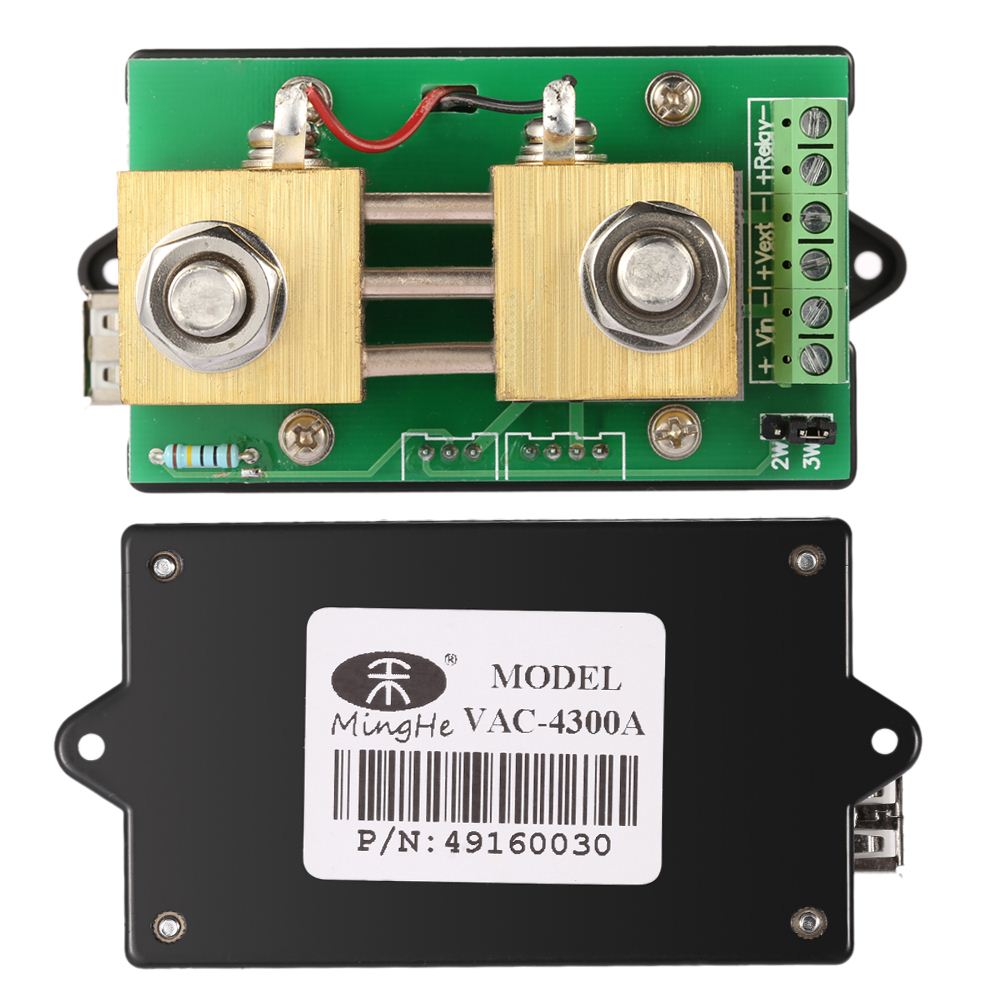 DC 0.01-400V 0.1-300A Digital Bi-directional Ammeter Voltmeter Coulomb Counter
