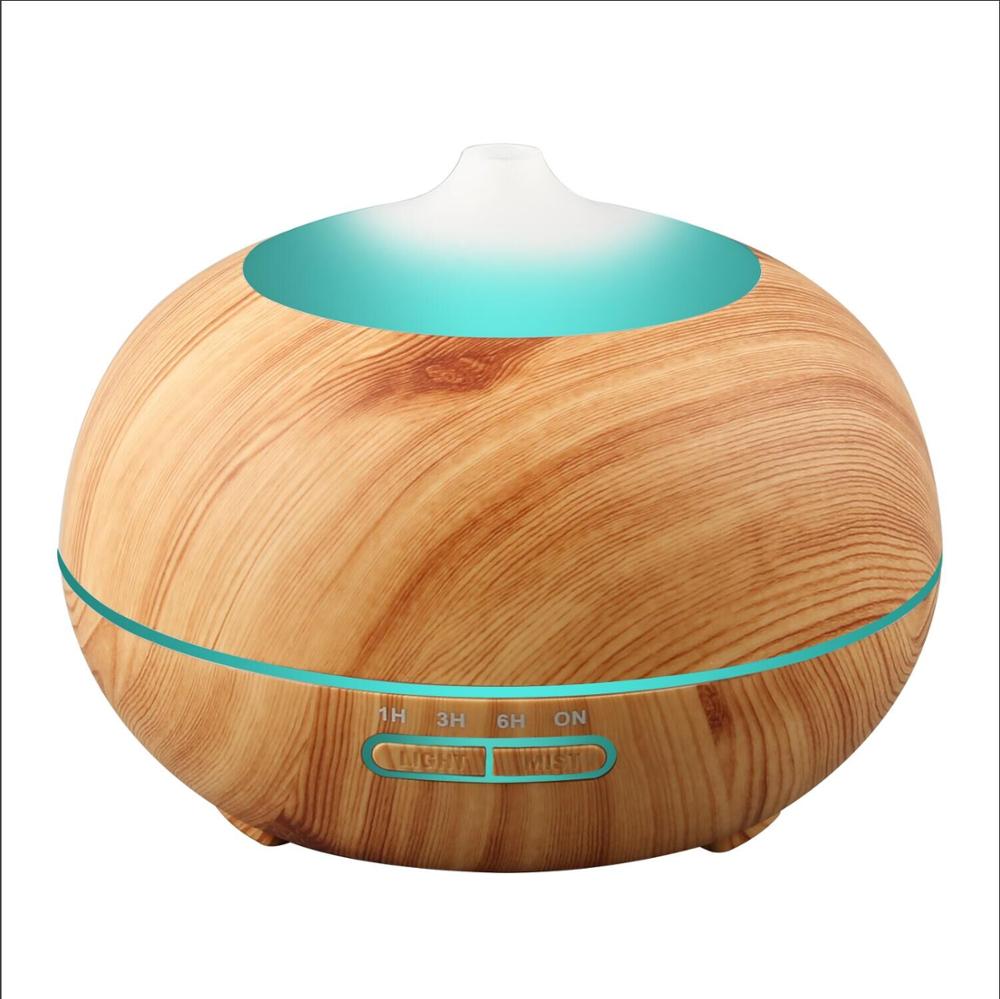 Latin America Ultrasonic Essential Oil Air Humidifier Wood Gain Aroma Diffuser for Restaurant