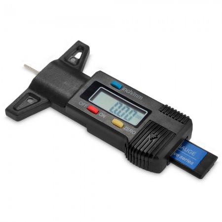 1.14 LCD Display Digital Tyre Tread Depth Gauge for Brake Shoe Pad Wear