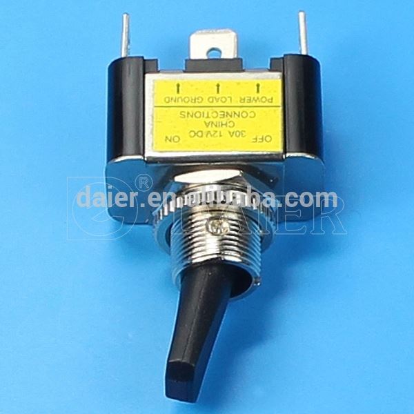 ASW-07D-2 12MM SPST 3P ON-OFF Toggle Switch 12V 30A For LED Lights