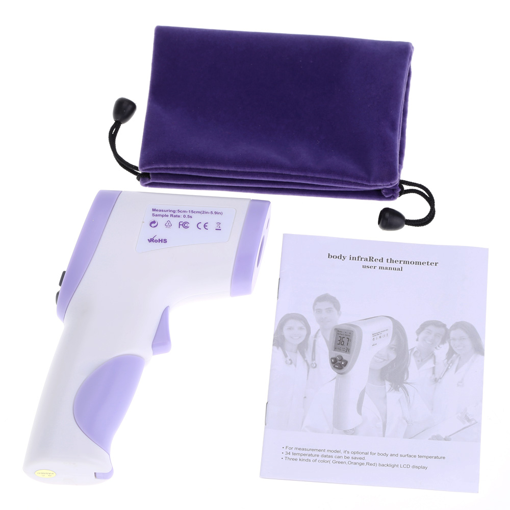 New Arrival Digital Smart LCD Thermodetector Non-contact Skin Body Infrared Thermometer for Baby Kids /Adult