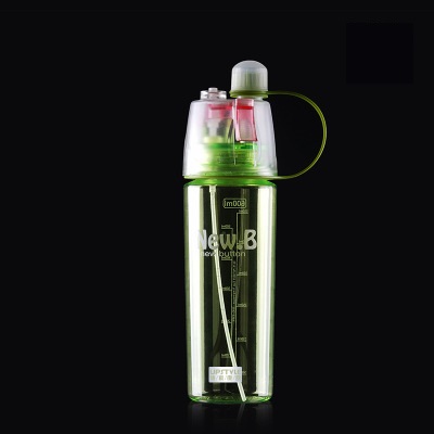 600ml Sports Spray plastic Water Bottle products with Spray Mist Plastic Drink Bottle