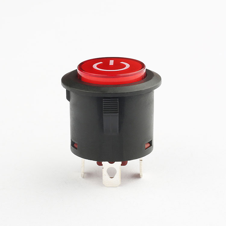 Factory price free samples round shape with no illuminator push button switch