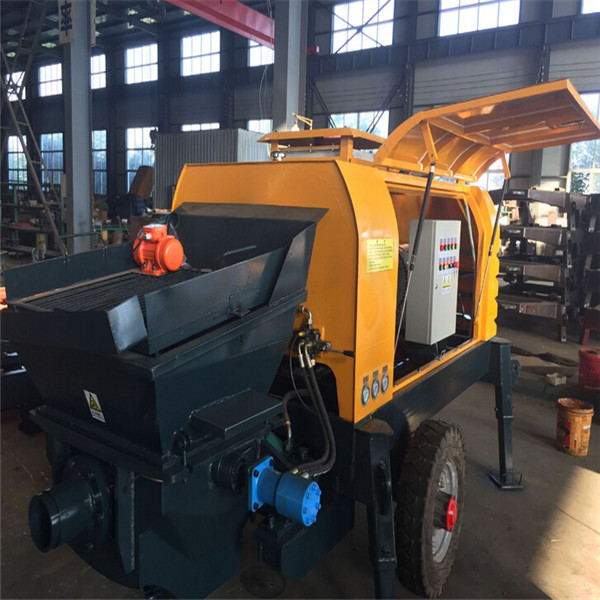 Diesel engine small electric portable mobile concrete pump