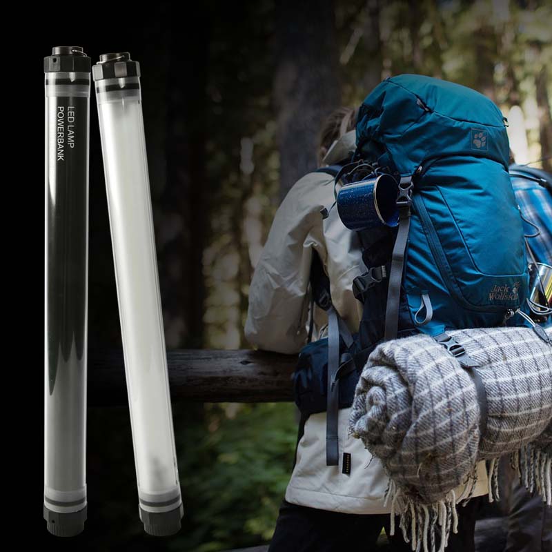 Mobile Phone Power Supply Rechargeable Camping Light Tube Water Resistance Outdoor Camping Light