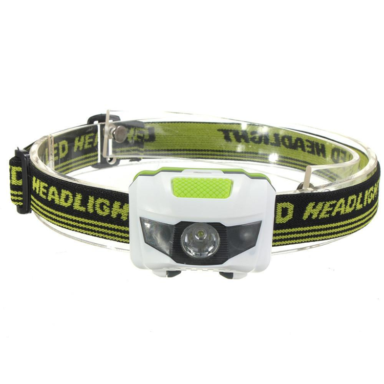 Goldmore Well selling Customized Packing ABS Material1 White+2 Red LED Headlamp For Running Emergency Hiking