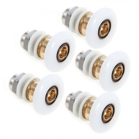 5 Partiality Shower Door ROLLERS /Wheels/Pulleys diameter 25mm