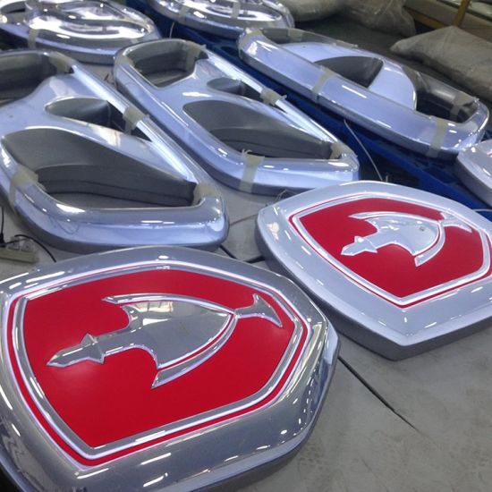 Custom chrome plastic stainless steel car emblem car sticker Design Chrome Plated 3D Metal Car Logos Emblem Badge