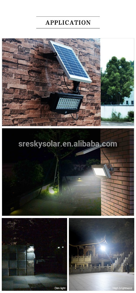 High Quality Motion Sensor Led Solar Camping Light