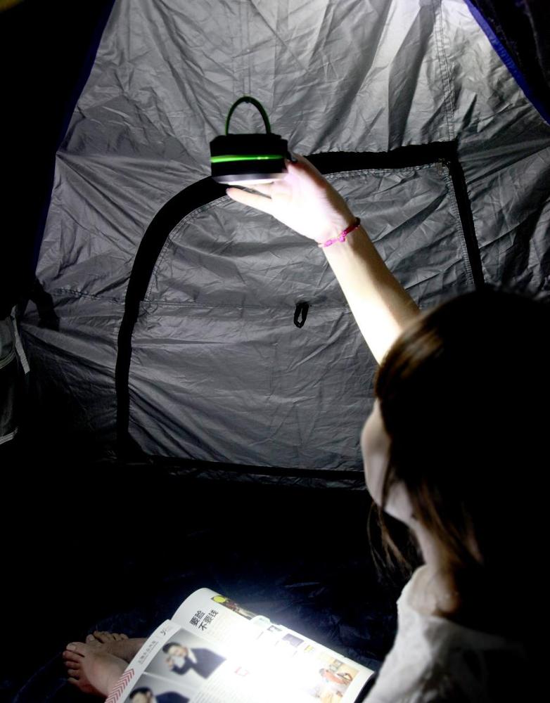 Camping Lantern Solar Power Bank for Charging ,2 IN 1 Lantern & Flashlight