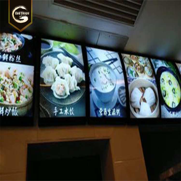 High Quality Wireless Crystal illuminated  LED Menu Board for Real Estate