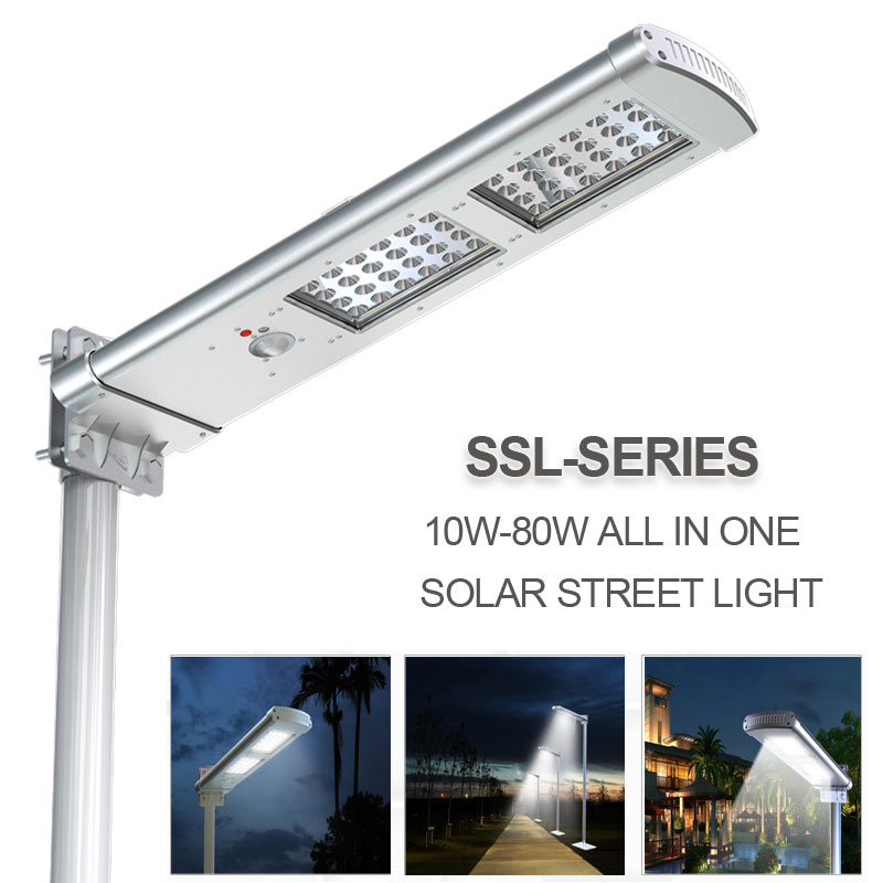 High Power Solar Panel Street Led Light for outdoor Lamp