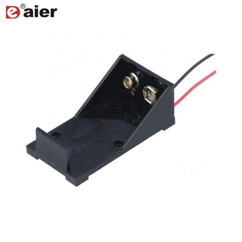 Plastic 9v 2 Cell Battery Cover 9v Battery Case