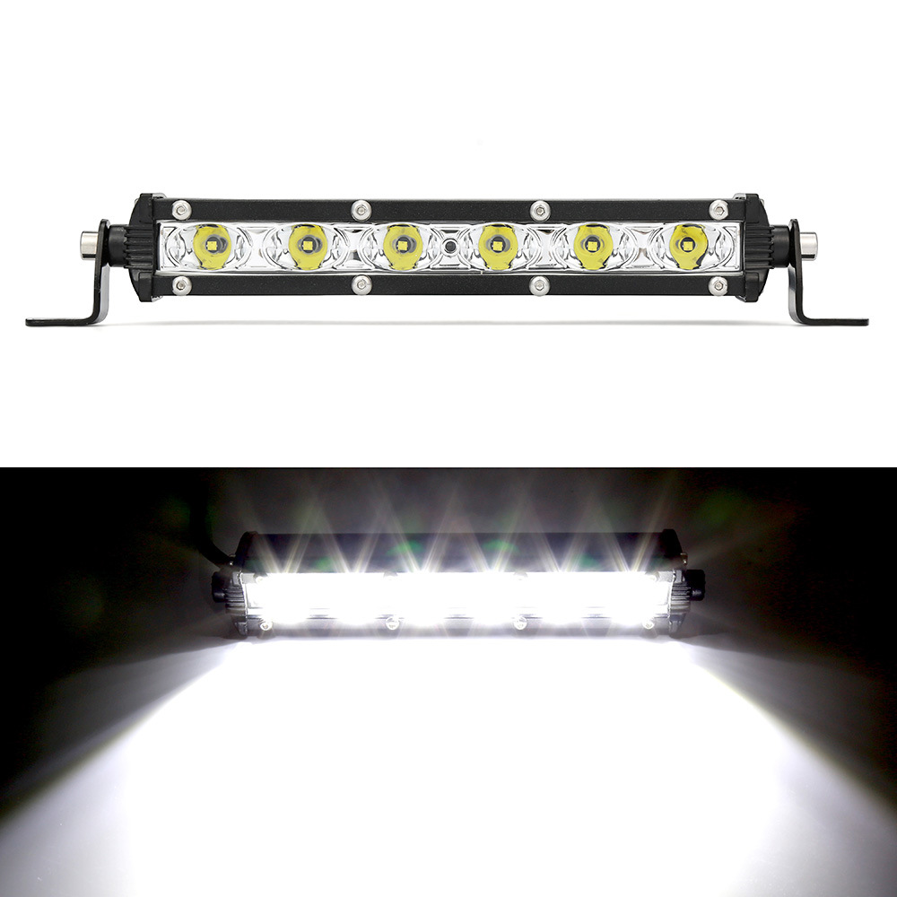 single row aluminum Materialled 1 Piece Spot Beam offroad light bar