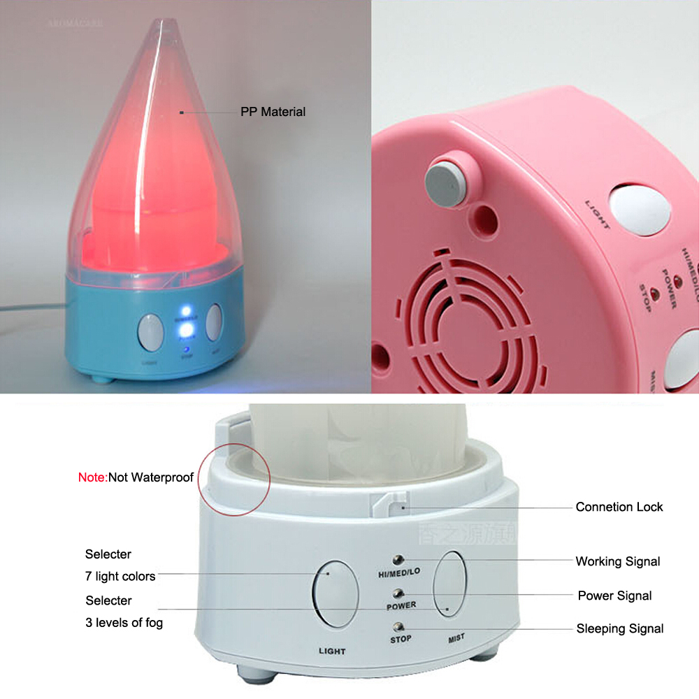 100ml Mute Creative Household Air Purification Night Light Aromatherapy Humidifier By Essential Oil