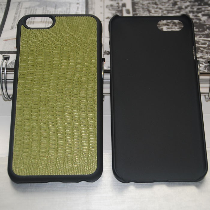 High Quality Hard Back PC Covers For iPhone 6 plus Leather Skin PC&TPU Case Cover