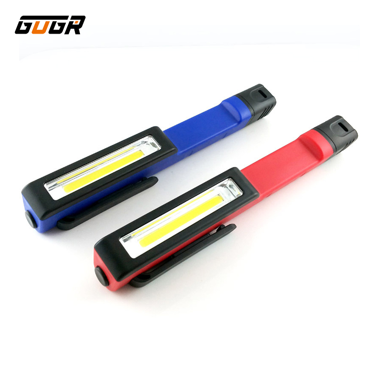 Factory Promotional High power Strong magnetic pocket Aluminium LED COB Work Pen Light With Clip