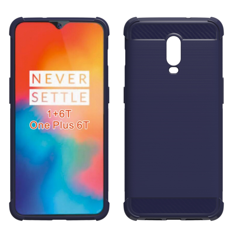 Carbon Fiber Soft Tpu case For Oneplus 6T