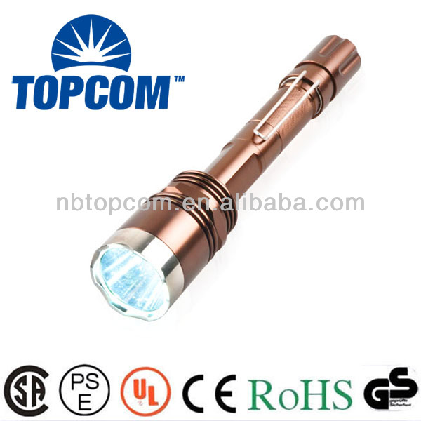 most power with clip CREE XM-L T6 led glare flashlight