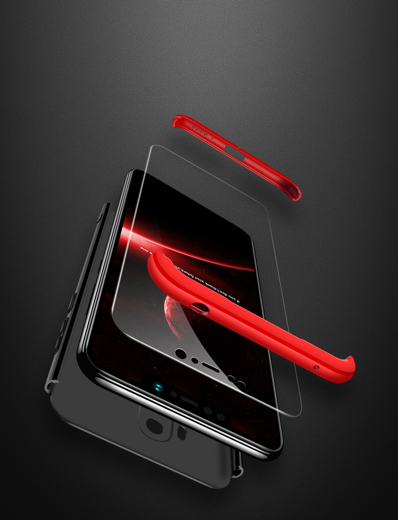 360 Cover case for Xiaomi Pocophone F1, Removable 3in1 Hard PC Shield Back Cover Case for Xiaomi Pocophone F1 phone cases