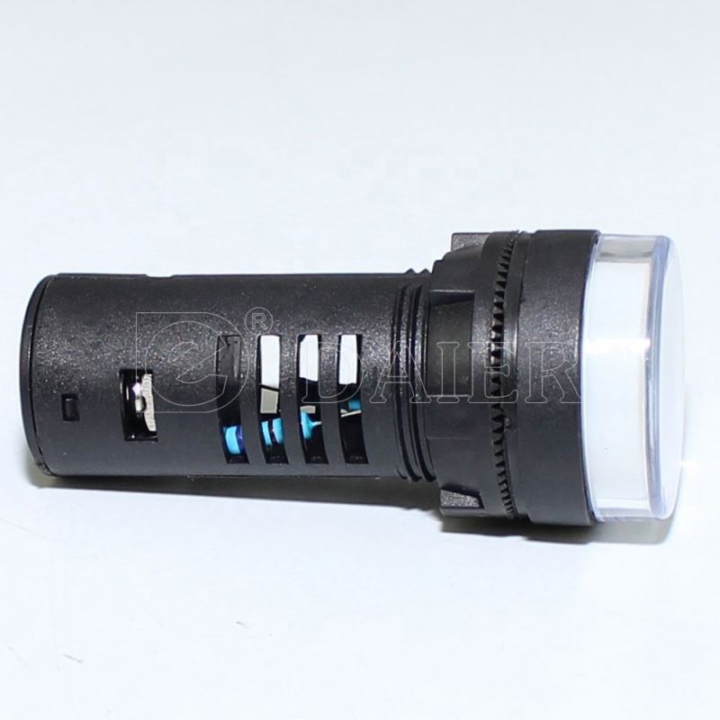 Screw Terminal Illuminated 22MM Mounting Size Plastic Dual Color Led Indicator