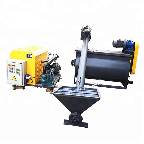 cement foaming machine with cellular lightweight concrete mixer