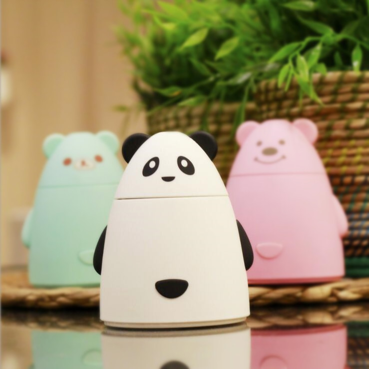 France Cartoon Bear 80ml Electric Air Humidifier with USB Ultrasonic for Retailer