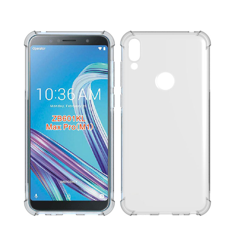 Transparent Shockproof soft Tpu cover case For Asus ZenFone Max Pro M1