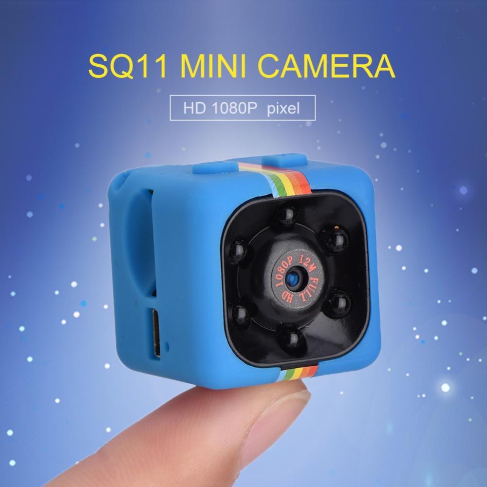2018 Hot Sale Cheapest Newest SQ11 Mini DV HD 1080P 2MP Sport Recorder Camera with Holder, Support Monitor Detection IR Night