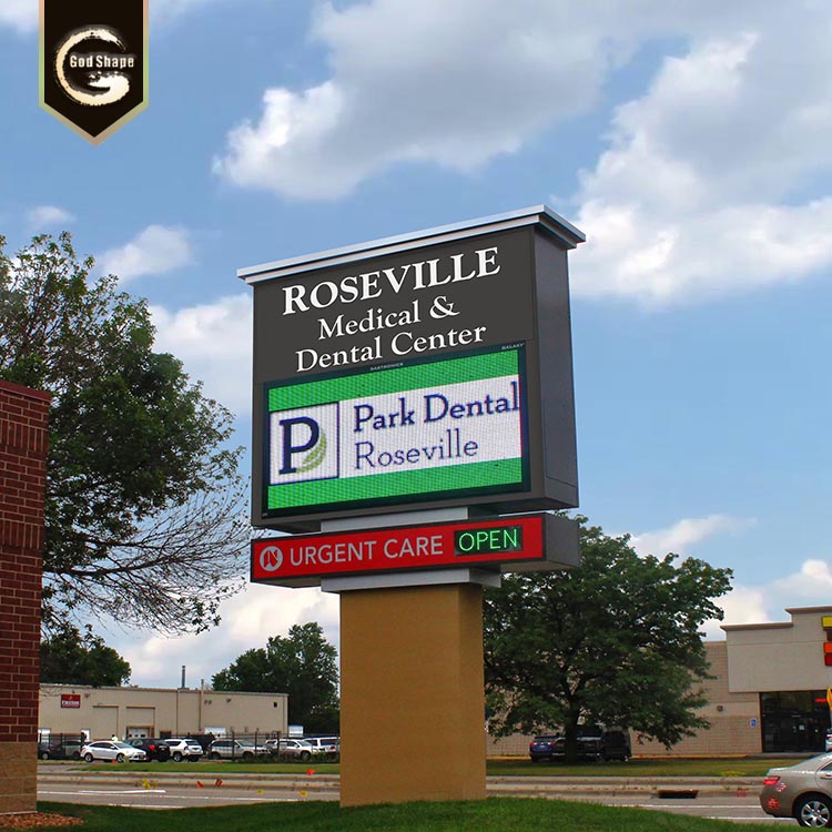 Customized Scenic port park Information pylon warning directional sign with good quality