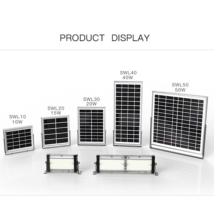 New product 50W solar lid lights manufacturers landscape wall lighting