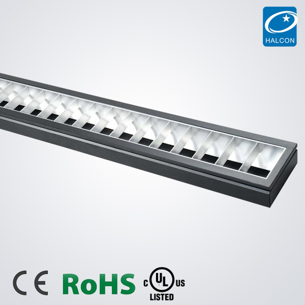 UL CUL CE & ROHS hot sale batten light fixture double light 1200*200mm grille light fixture led