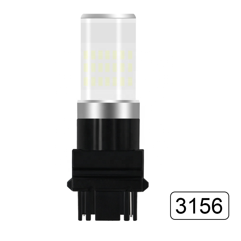 Factory Price 12V Ba15 1156 66Smd 3014 Amber Led Bulb