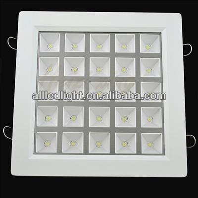 25x1w High Lighting Efficiency LED panel 25pcs led quantity 120~180 degree square led panel lamp