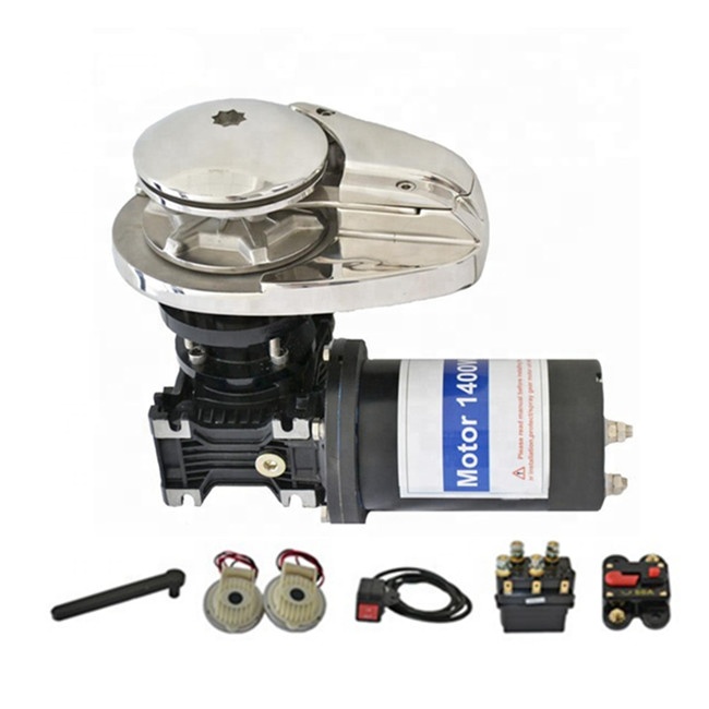 JV1011H Mini 12v electric anchor drum capstan winch windlass for fishing boat