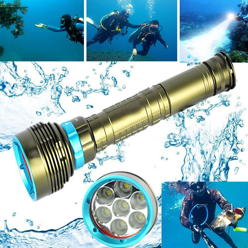 Wholesale Aluminum 10000LM Scuba Diving Equipment Wide Angle Diving Torch IP68