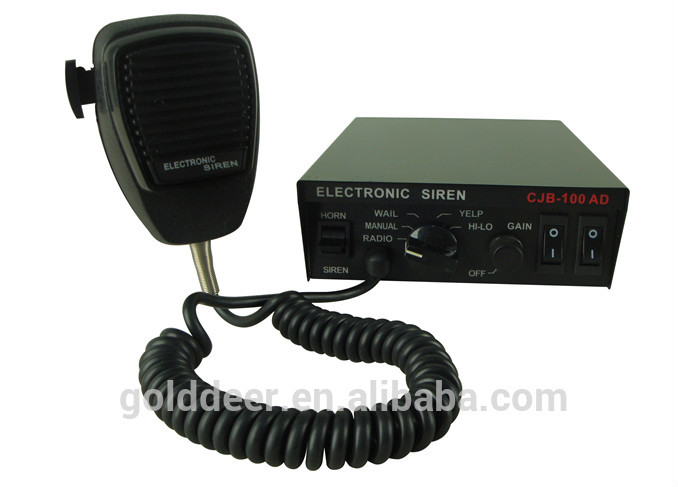 Auto Usage Police Electronic alarm ambulance siren for Car (CJB-100AD)