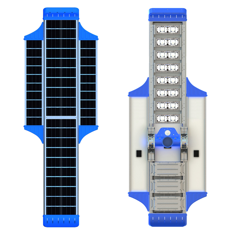 80W Outdoor super bright solar powered street light