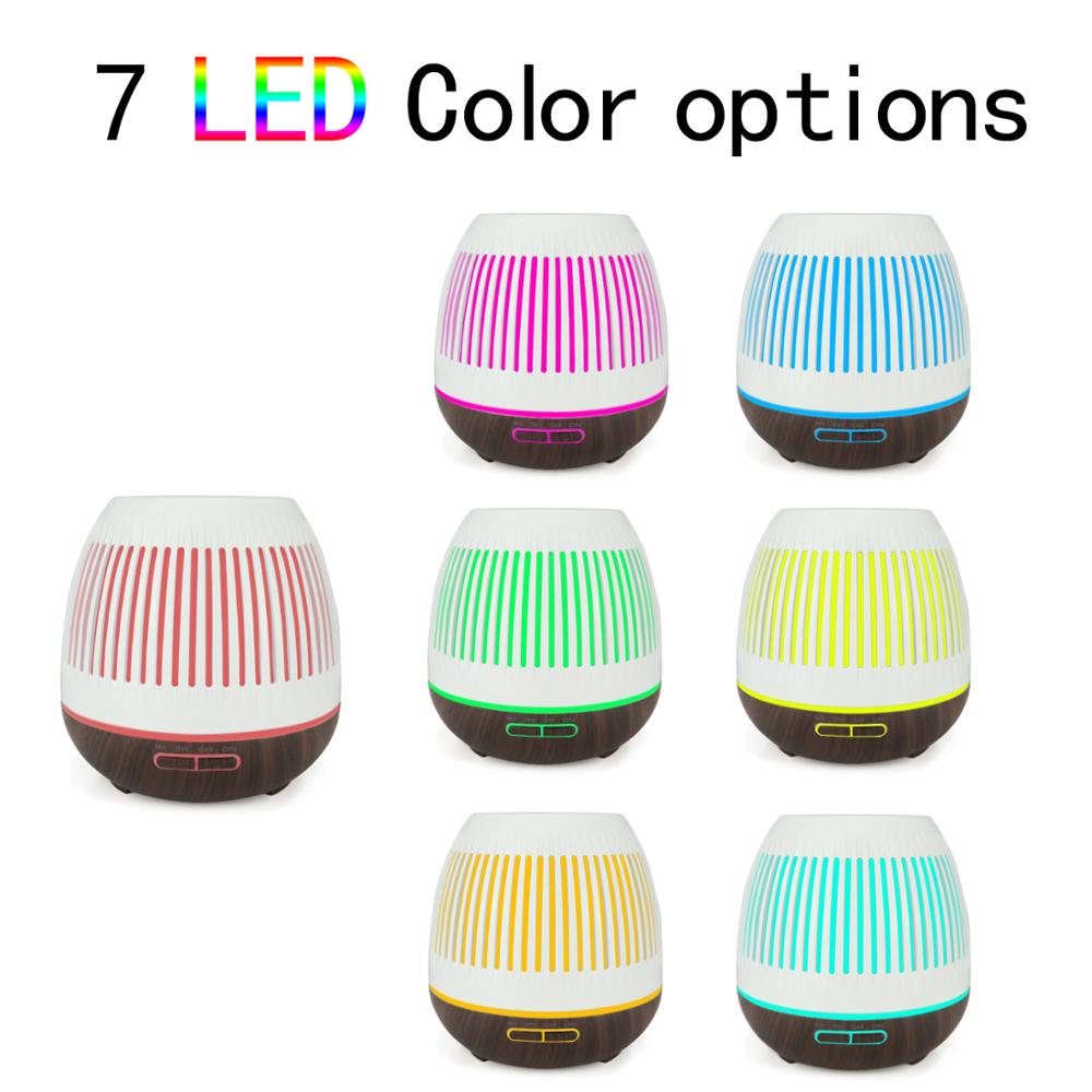 Hot Wholesales Amazon Essential Oil Diffuser, Quiet 5-in-1 Humidifier Natural Home Fragrance Diffuser with 7 LED Color Changing