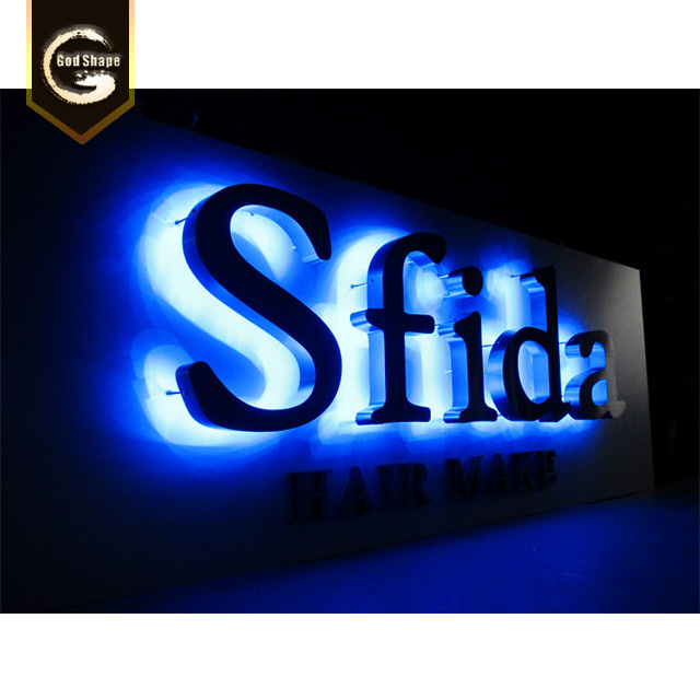 Stainless Steel Acrylic 3D Dimensional Letters Frontstore Advertising Signage