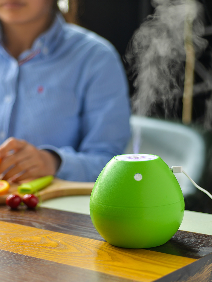 400ml USB Portable Humidifier in Grapefruit Shape Car Humidifier Fresh Air for Travel, Best Gift for Friends and Parents