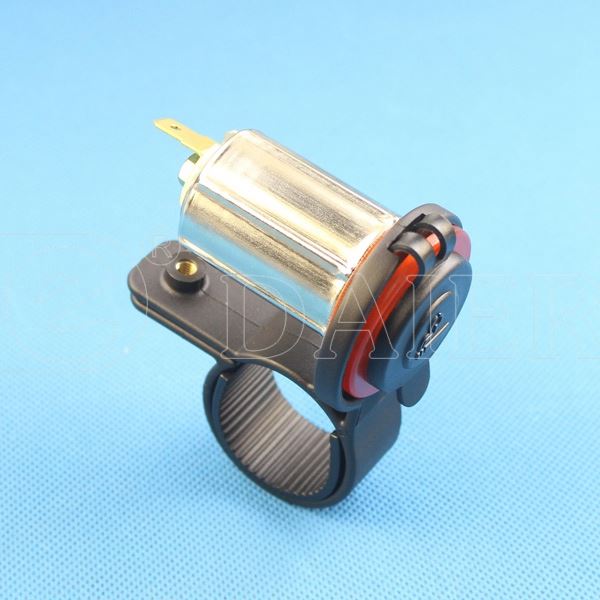 High Quality Panel Mount 12V Car Cigarette Lighter Socket with Cap