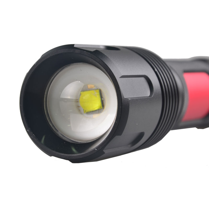 High Lumen 18650 Batteries LED Rechargeable Zoom Torch Flashlight High Power Tactical XPH50 Super Led Flashlight