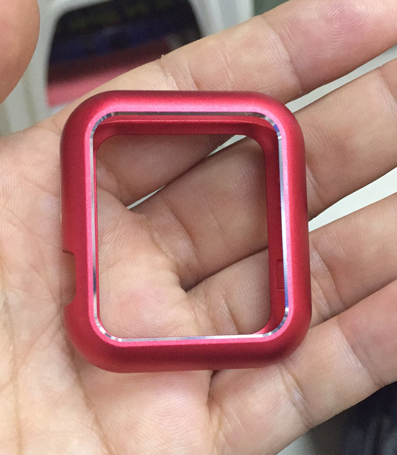 Metal frame 6D glass flip cover drop  Magnetic Watch case For Apple Watch 38 40 42 44 bumper case