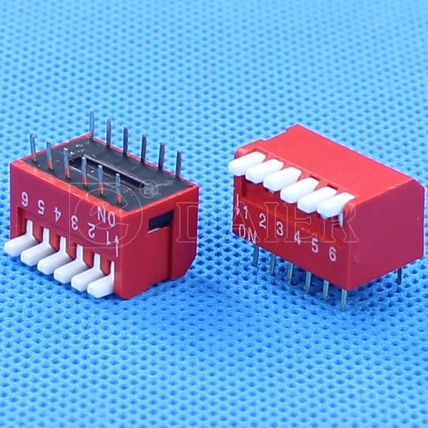 Small 2~12 Position 2.54MM Piano Dip Switch