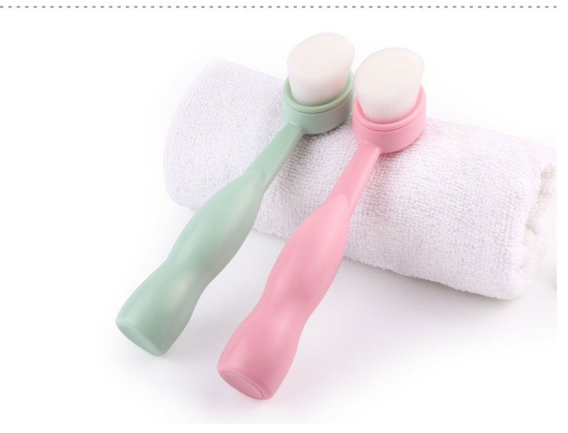 Facial Cleansing Brush  Facial Soft Synthetic Bristle Pore Soft Cleansing Portable Facial Brush for promotion gift