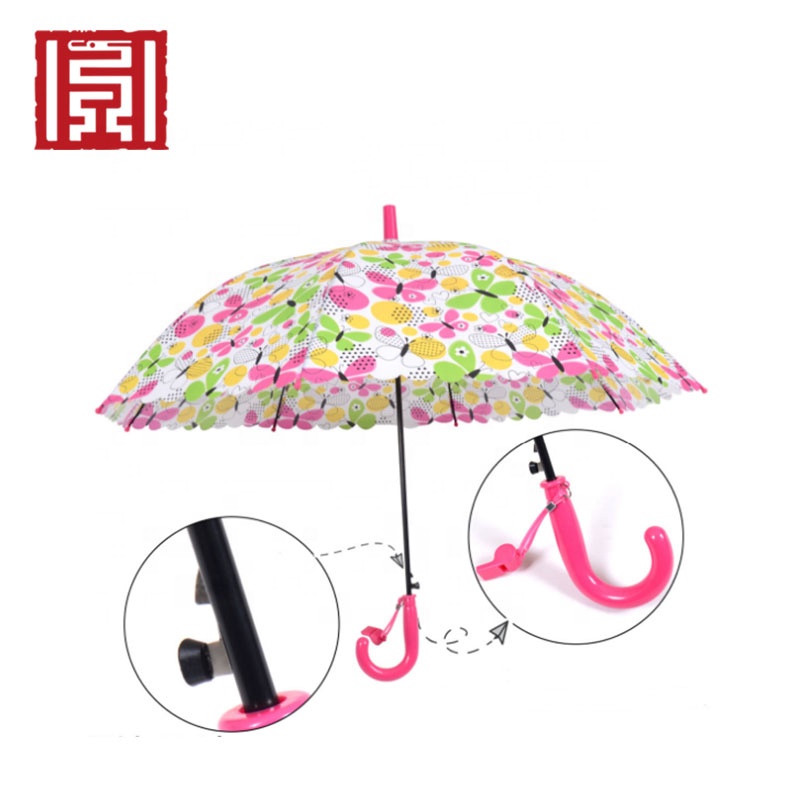 Auto Open Windproof Animals Cartoon Child Kid EVA Umbrella With Custom Logo Print