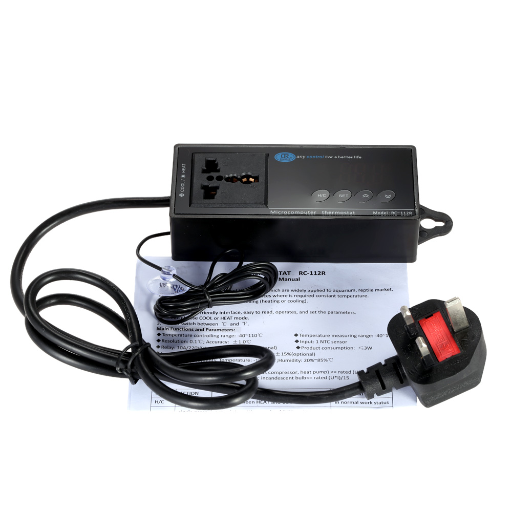 Dual-use Digital LED Industrial Temperature Controller Thermostat for Refrigerator Aquarium Incubator Reptile -40 to110degrees