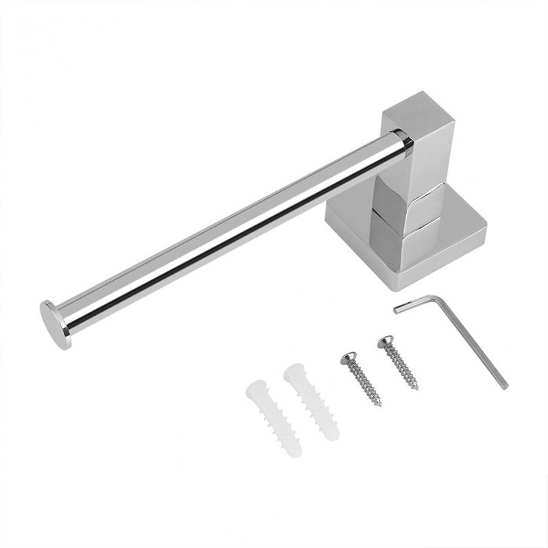 High quality bathroom hardware accessories Stainless steel towel rack Toilet paper holder Towel ring Towel rack creative